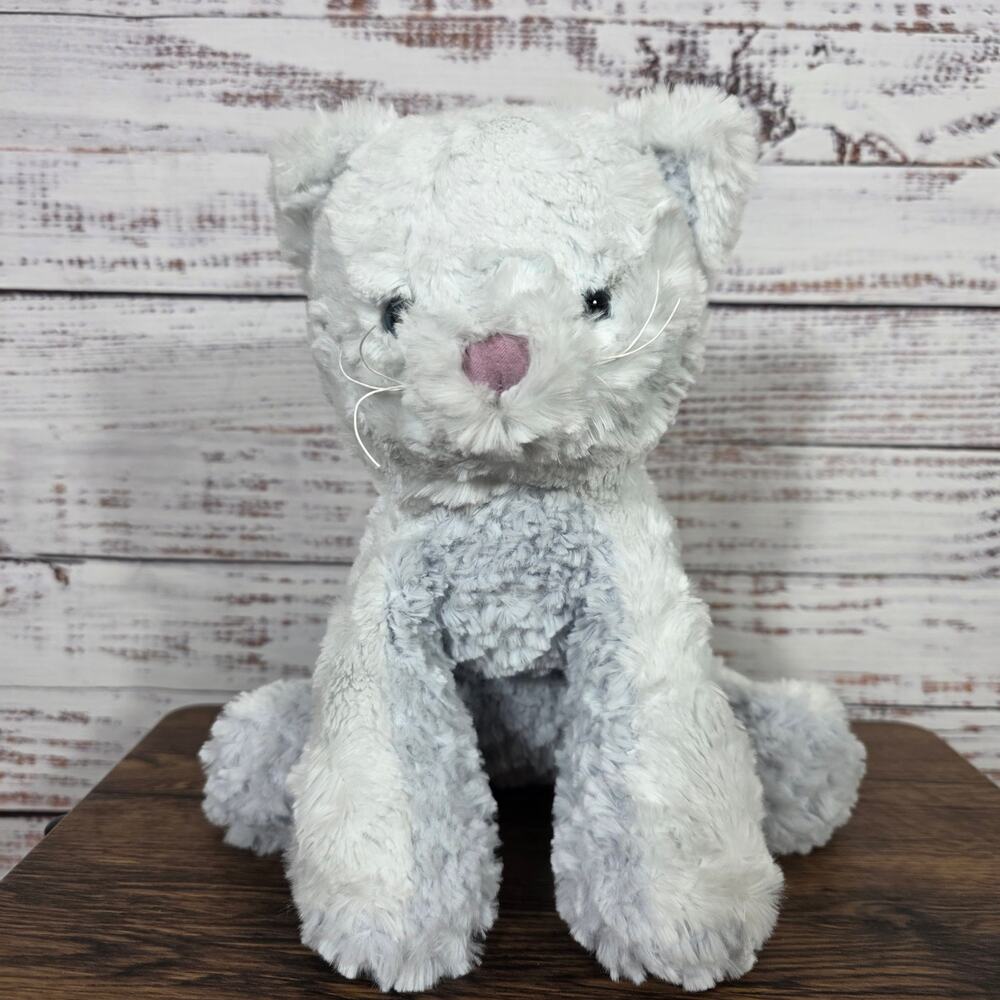 Gund Light Blue Cozy Cat Plush Chat Cozys Kitten Kitty 11" Super Soft